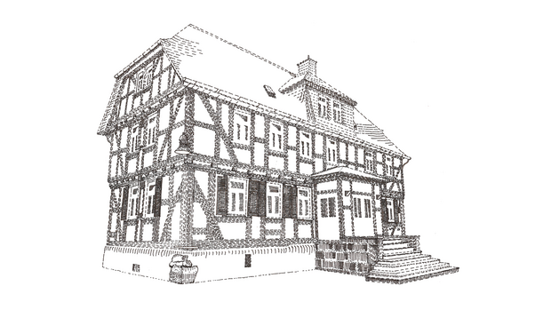 Das älteste Gebäude von Großen-Buseck ist zu sehen